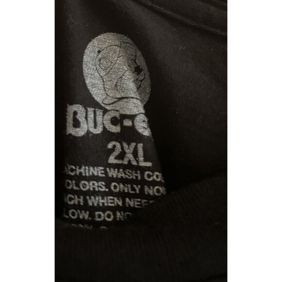 BUC-EES BOO CREW Black 2XL Men's Graphic Tshirt GLOW IN THE DARK! - Picture 5 of 7